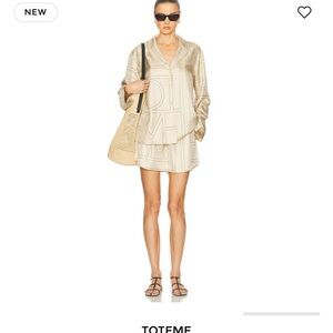 Toteme Light Tan Shirt Dress